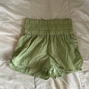 Green Free people shorts
